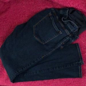 Dark skinny maternity jeans